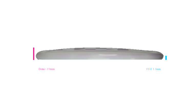 Pie Pan Discs 2026 SBO Test Plastic Bagger Putter Profile View