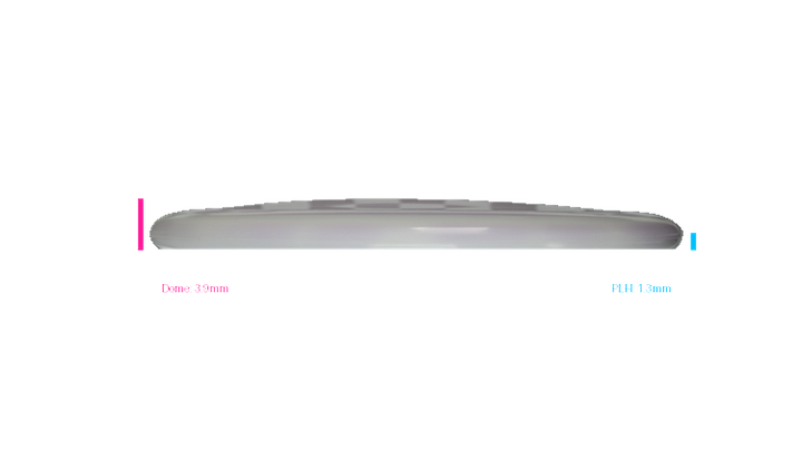 Pie Pan Discs 2026 SBO Test Plastic Bagger Putter Profile View