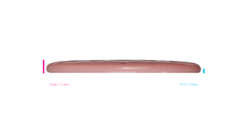 Pie Pan Discs 2026 SBO Sugar Glow Bagger Putter Profile View