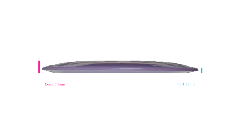 Pie Pan Discs 2026 SBO Cherry Hype Distance Driver Profile View