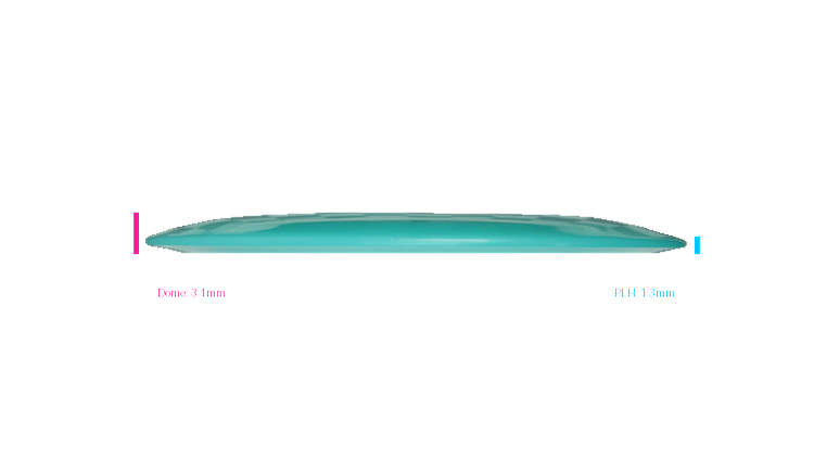 Pie Pan Discs 2026 SBO Cherry Hype Distance Driver Profile View