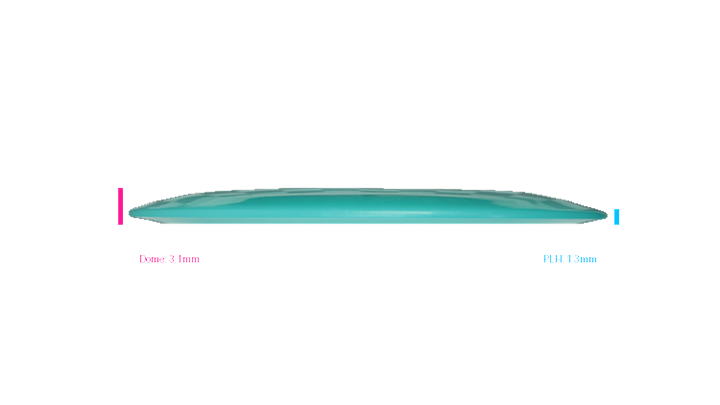 Pie Pan Discs 2026 SBO Cherry Hype Distance Driver Profile View