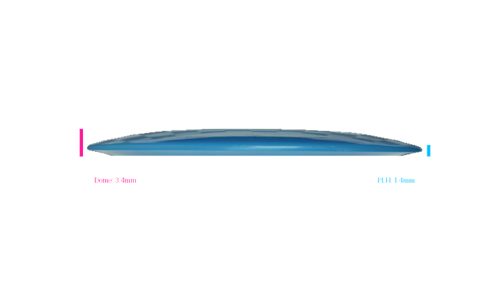 Pie Pan Discs 2026 SBO Cherry Hype Distance Driver Profile View