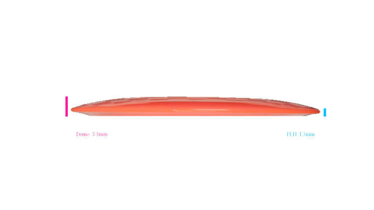Pie Pan Discs 2026 SBO Cherry Hype Distance Driver Profile View