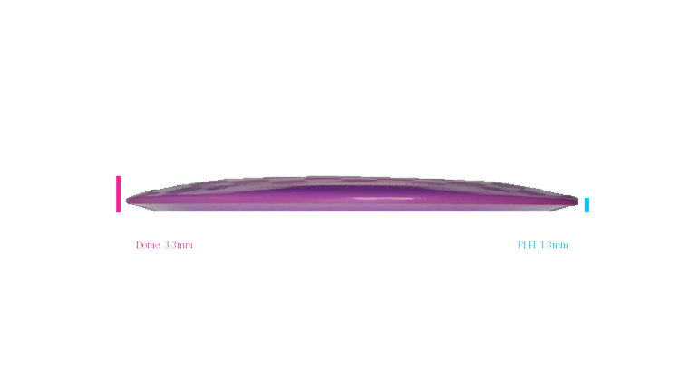 Pie Pan Discs 2026 SBO Cherry Hype Distance Driver Profile View