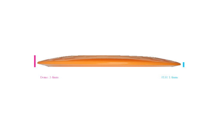Pie Pan Discs 2026 SBO Cherry Hype Distance Driver Profile View
