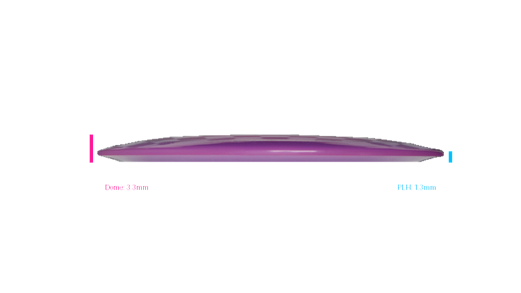 Pie Pan Discs 2026 SBO Cherry Hype Distance Driver Profile View