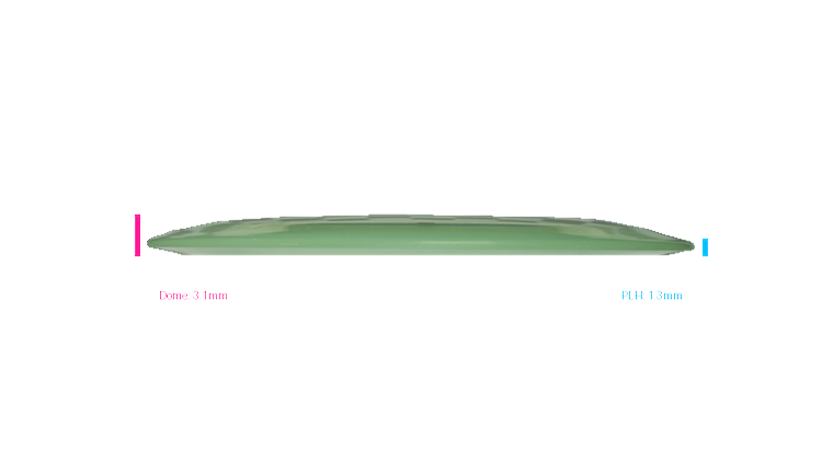 Pie Pan Discs 2026 SBO Sugar Glow Hype Distance Driver Profile View