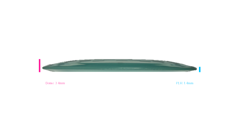 Pie Pan Discs 2026 SBO Sugar Glow Hype Distance Driver Profile View