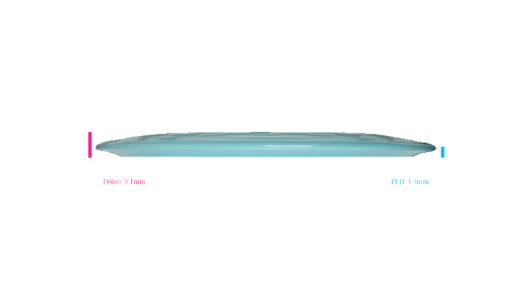 Discraft First Run Ricky Wysocki ESP Hallux Distance Driver Profile View