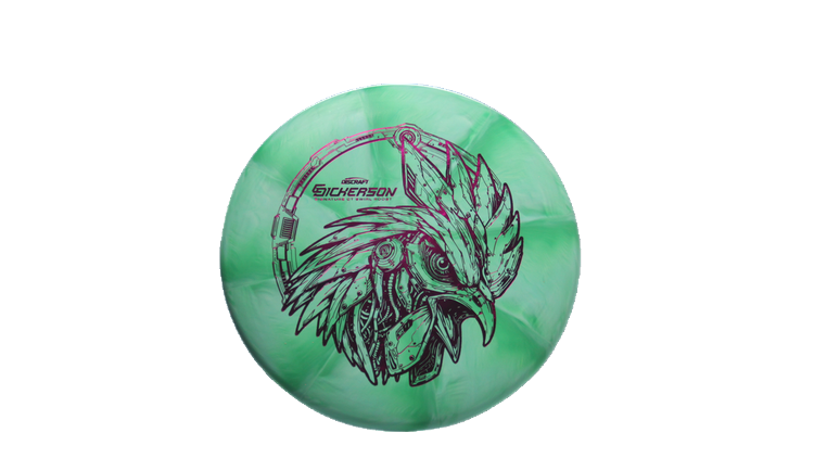 Discraft 2026 Chris Dickerson Tour Series CT Swirl Roost Putter Front View