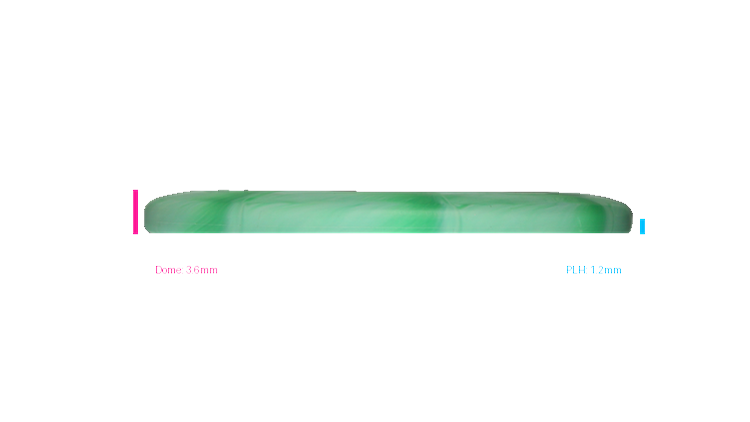 Discraft 2026 Chris Dickerson Tour Series CT Swirl Roost Putter Profile View