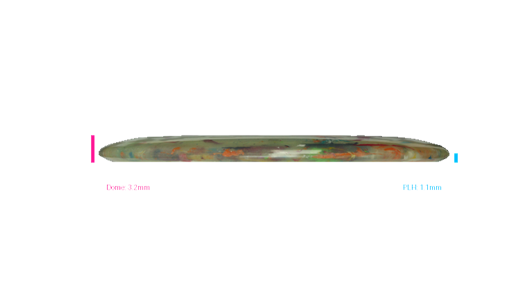 Discraft 2026 Worlds Jawbreaker Z FLX Glide Midrange Profile View