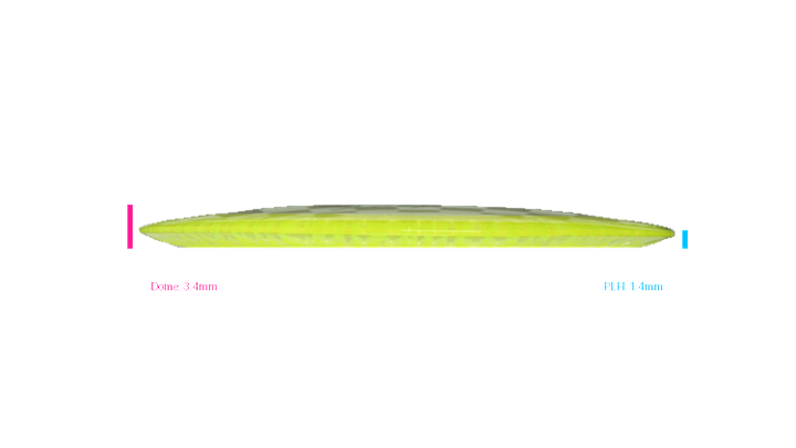 Discraft Fuzed Z Scorch Distance Driver Profile View