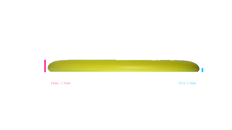 Discraft Paul McBeth Putter Line Hard Luna Putter Profile View