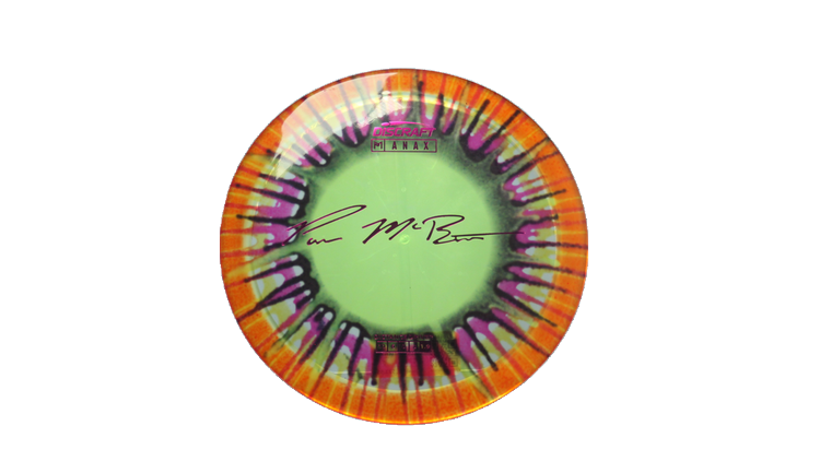 Discraft Paul McBeth Fly Dye Z Anax Distance Driver Front View