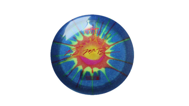 Discraft Paul McBeth Fly Dye Z Hades Distance Driver Front View