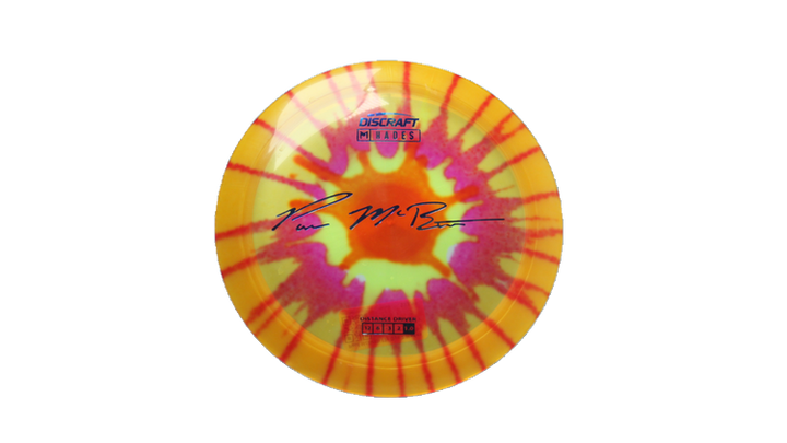 Discraft Paul McBeth Fly Dye Z Hades Distance Driver Front View