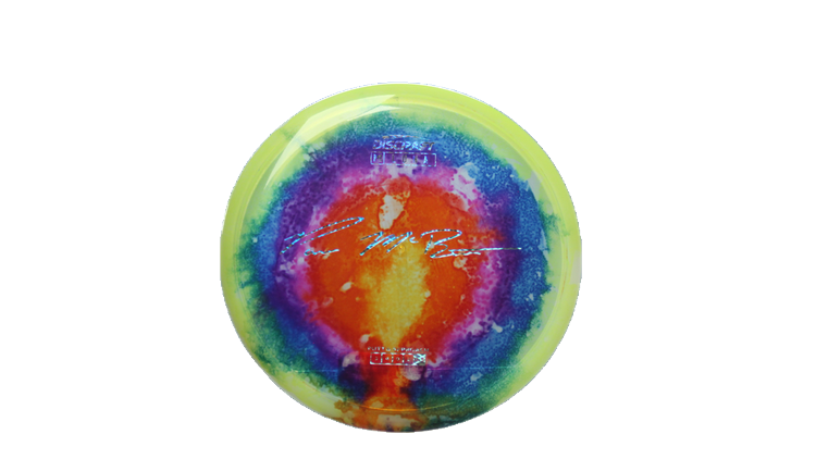 Discraft Paul McBeth Fly Dye Z Luna Putter Front View