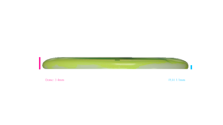 Discraft Paul McBeth Fly Dye Z Luna Putter Profile View