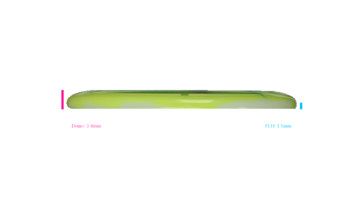 Discraft Paul McBeth Fly Dye Z Luna Putter Profile View