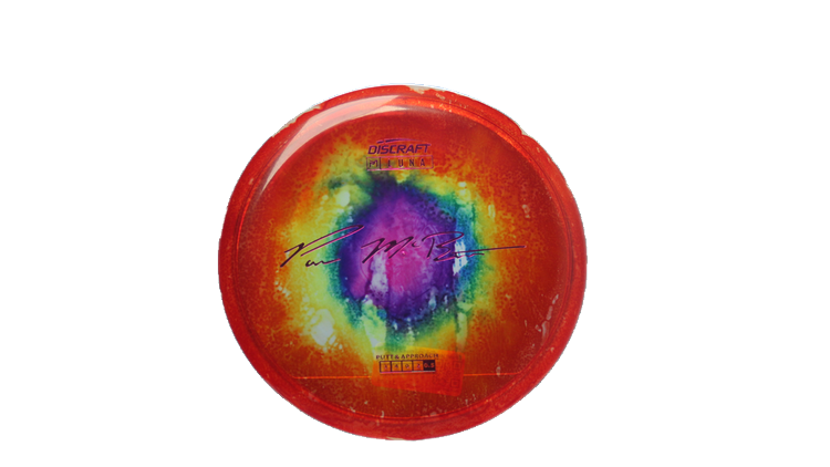 Discraft Paul McBeth Fly Dye Z Luna Putter Front View