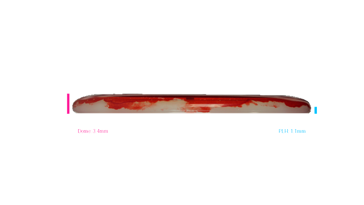 Discraft Paul McBeth Fly Dye Z Luna Putter Profile View