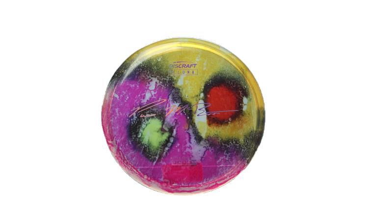 Discraft Paul McBeth Fly Dye Z Luna Putter Front View