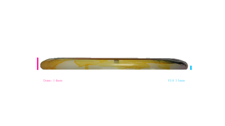 Discraft Paul McBeth Fly Dye Z Luna Putter Profile View