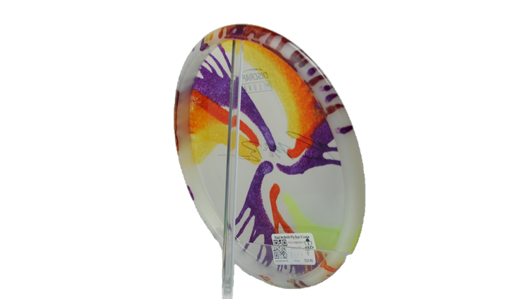 Discraft Paul McBeth Fly Dye Z Luna Putter Back View
