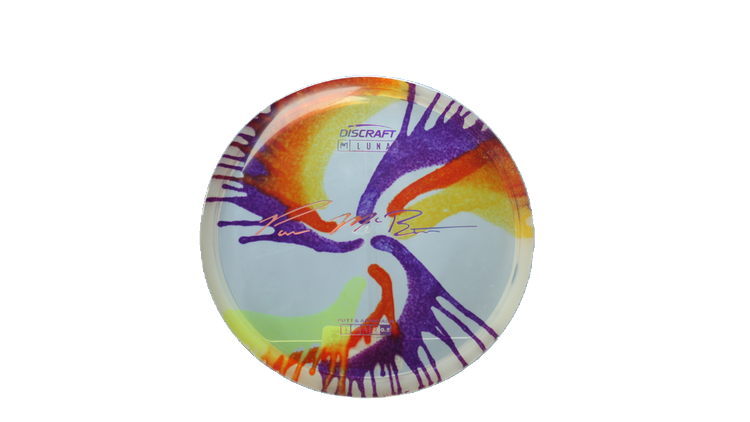 Discraft Paul McBeth Fly Dye Z Luna Putter Front View