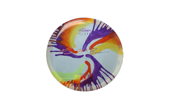 Discraft Paul McBeth Fly Dye Z Luna Putter Front View