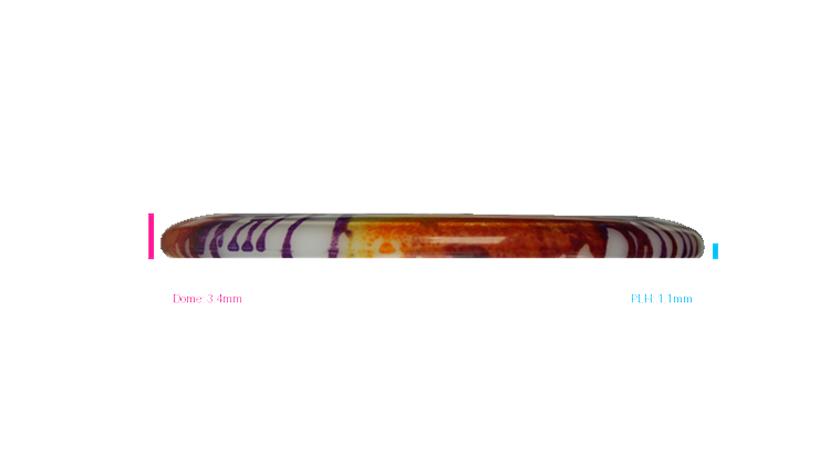 Discraft Paul McBeth Fly Dye Z Luna Putter Profile View