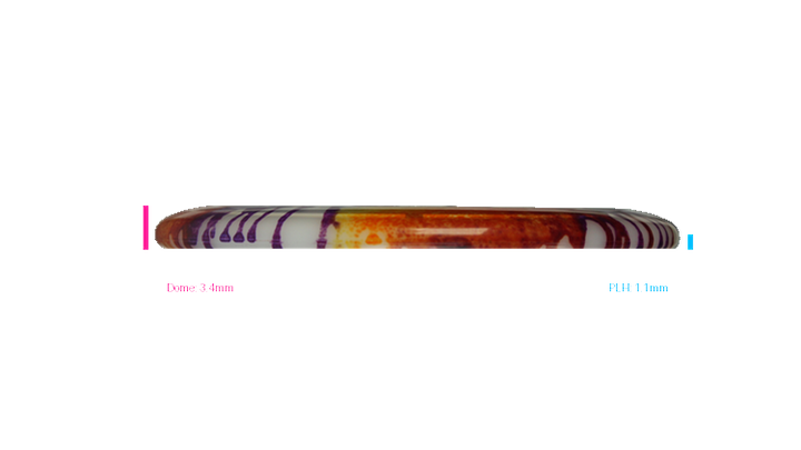 Discraft Paul McBeth Fly Dye Z Luna Putter Profile View