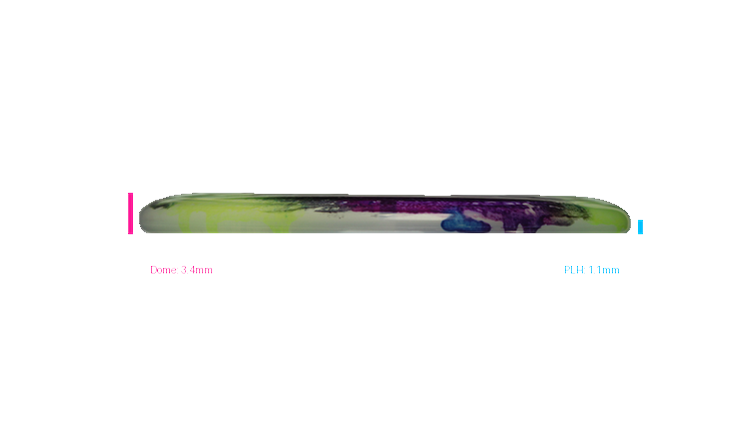 Discraft Paul McBeth Fly Dye Z Luna Putter Profile View