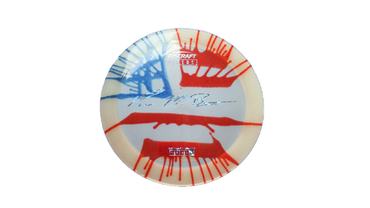 Discraft Paul McBeth Fly Dye Z Zeus Distance Driver Front View