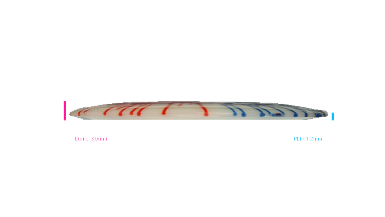 Discraft Paul McBeth Fly Dye Z Zeus Distance Driver Profile View