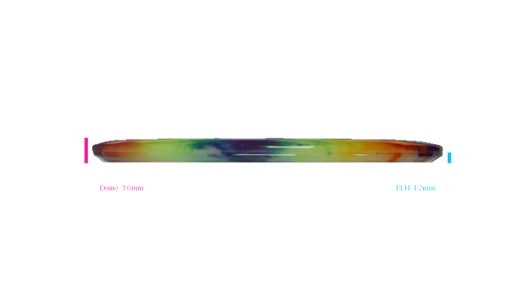 Discraft Z Fly Dye Buzzz SS Midrange Profile View