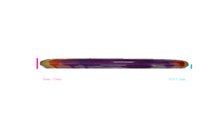 Discraft Z Fly Dye Buzzz SS Midrange Profile View