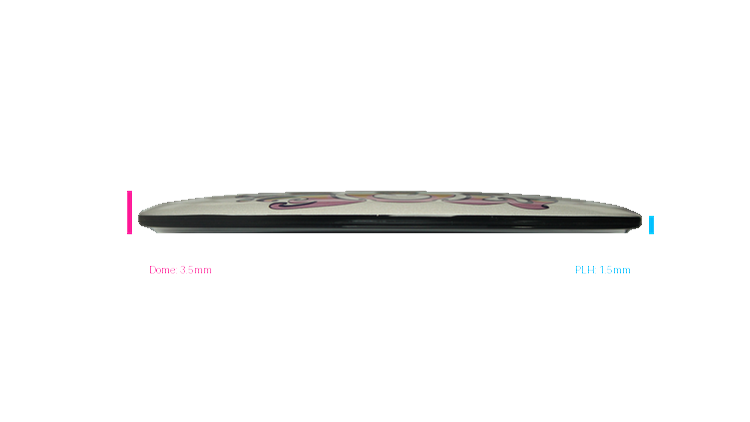 Discraft Moe Born To Fly SuperColor Buzzz Midrange Profile View