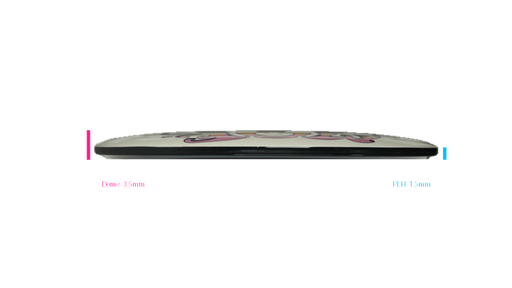 Discraft Moe Born To Fly SuperColor Buzzz Midrange Profile View