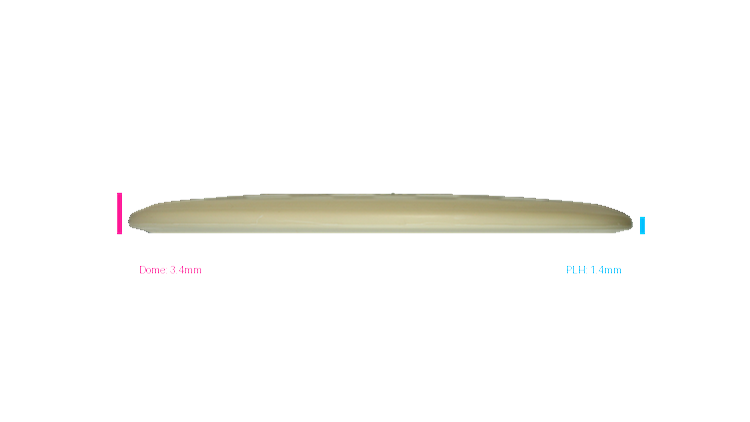 Innova Proto Glow DX Fox Midrange Profile View