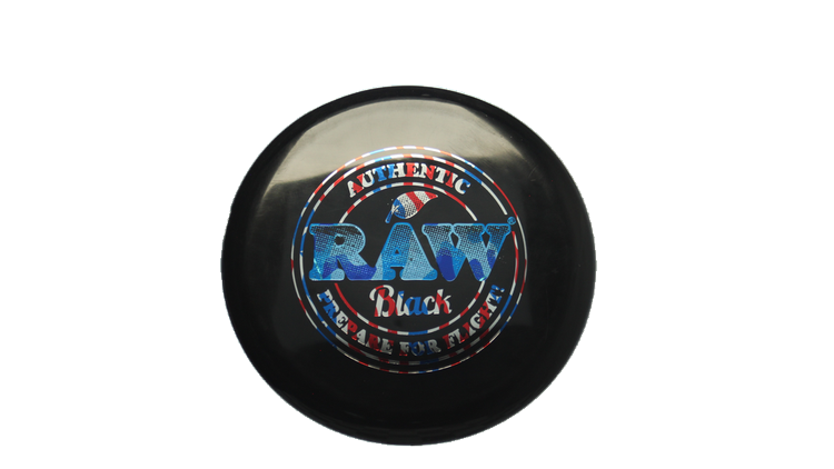 Pie Pan Discs RAW X Pie Pan 1 of 1 Foil Combo Twice Baked Bagger Putter Front View