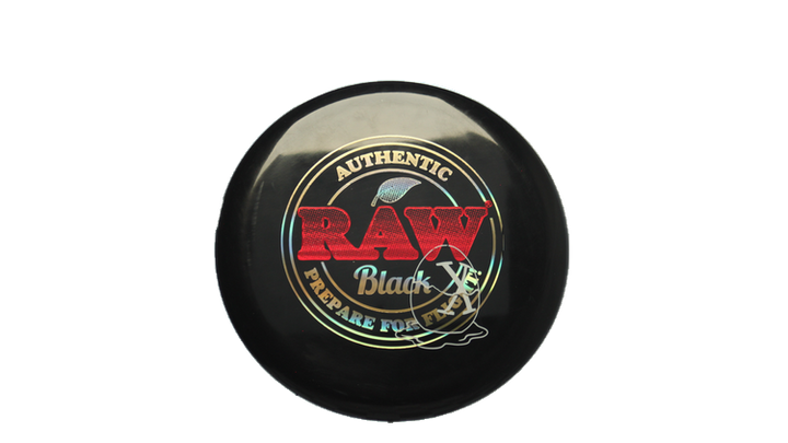 Pie Pan Discs RAW X Pie Pan Eggs-Out Twice Baked Bagger Putter Front View