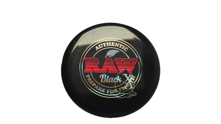 Pie Pan Discs RAW X Pie Pan Eggs-Out Twice Baked Bagger Putter Front View