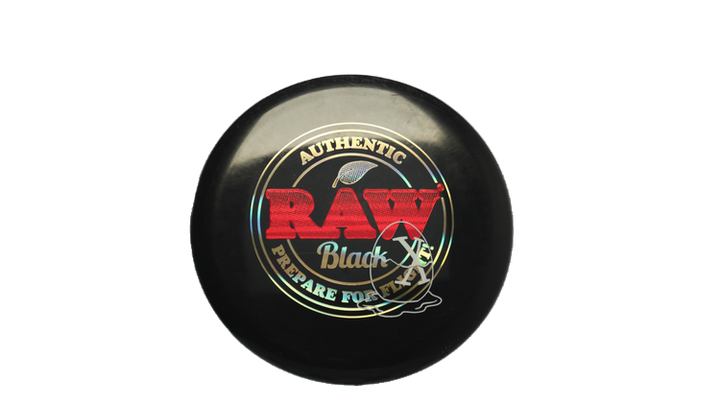 Pie Pan Discs RAW X Pie Pan Eggs-Out Twice Baked Bagger Putter Front View
