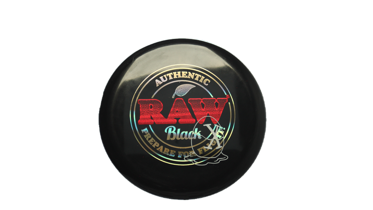 Pie Pan Discs RAW X Pie Pan Eggs-Out Twice Baked Bagger Putter Front View