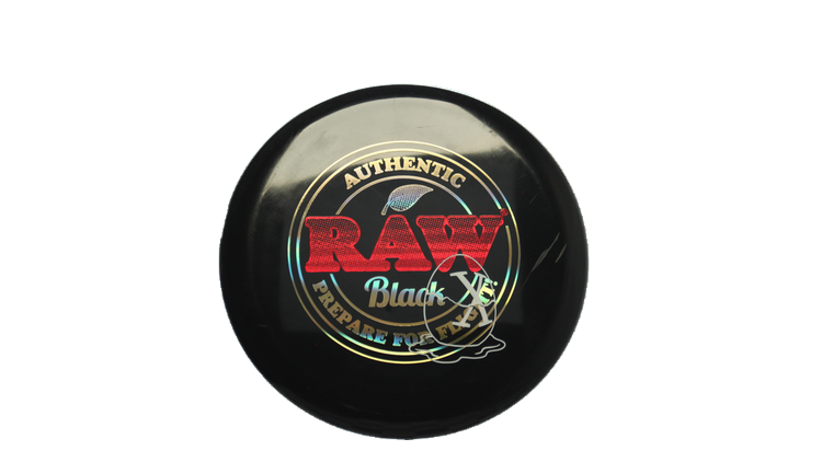 Pie Pan Discs RAW X Pie Pan Eggs-Out Twice Baked Bagger Putter Front View