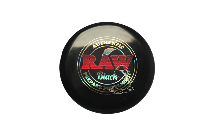 Pie Pan Discs RAW X Pie Pan Eggs-Out Twice Baked Bagger Putter Front View