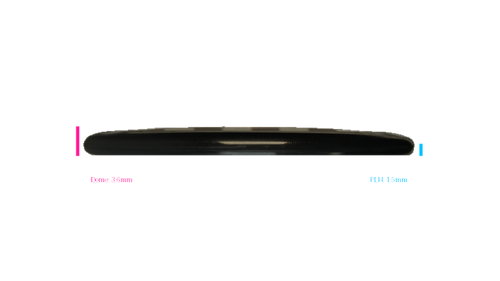 Pie Pan Discs RAW X Pie Pan Eggs-Out Twice Baked Bagger Putter Profile View